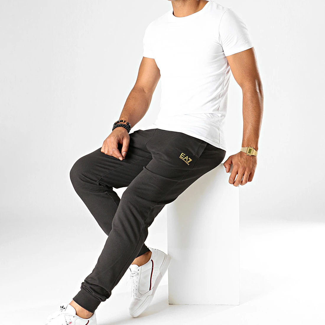 Coupon 🛒 Pantalon Jogging 8NPP53-PJ05Z Noir de EA7 Emporio Armani ✨ – Image 3