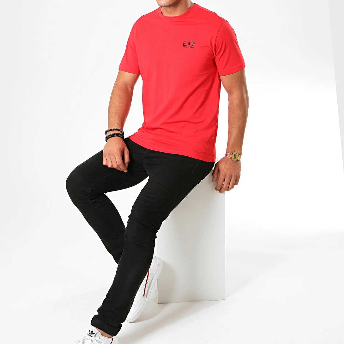 Coupon ✨ Tee 👕 Shirt 8NPT51-PJM9Z Rouge de EA7 Emporio Armani 👍 – Image 3