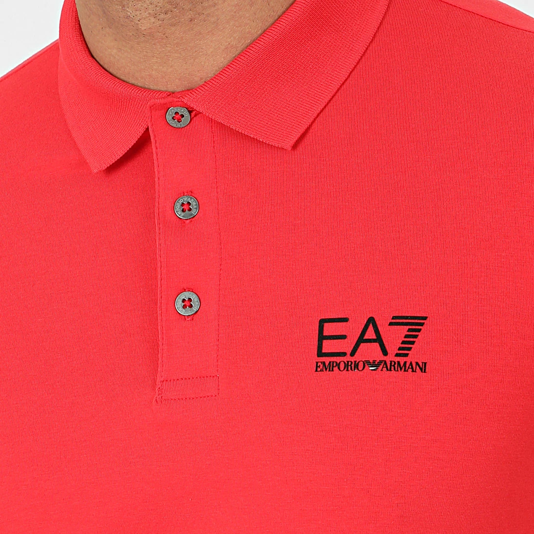 Meilleure vente 😀 Polo Manches Courtes 8NPF04-PJM5Z Rouge de EA7 Emporio Armani 🔥 – Image 2