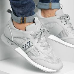 Grosses soldes 🎉 Baskets X8X027-XK050 High Rise Navy de EA7 Emporio Armani ❤️