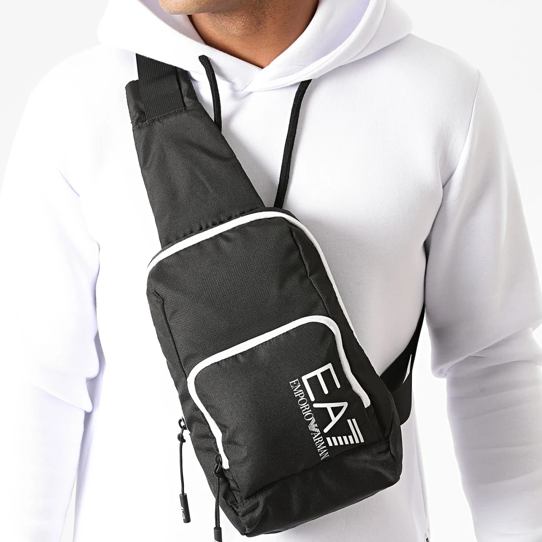 Coupon 🔥 Sacoche Pouch Bag 275970-CC980 Noir de EA7 Emporio Armani 🥰